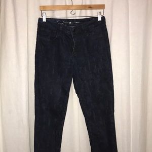Levis High wasted skinny jean, dark acid like wash